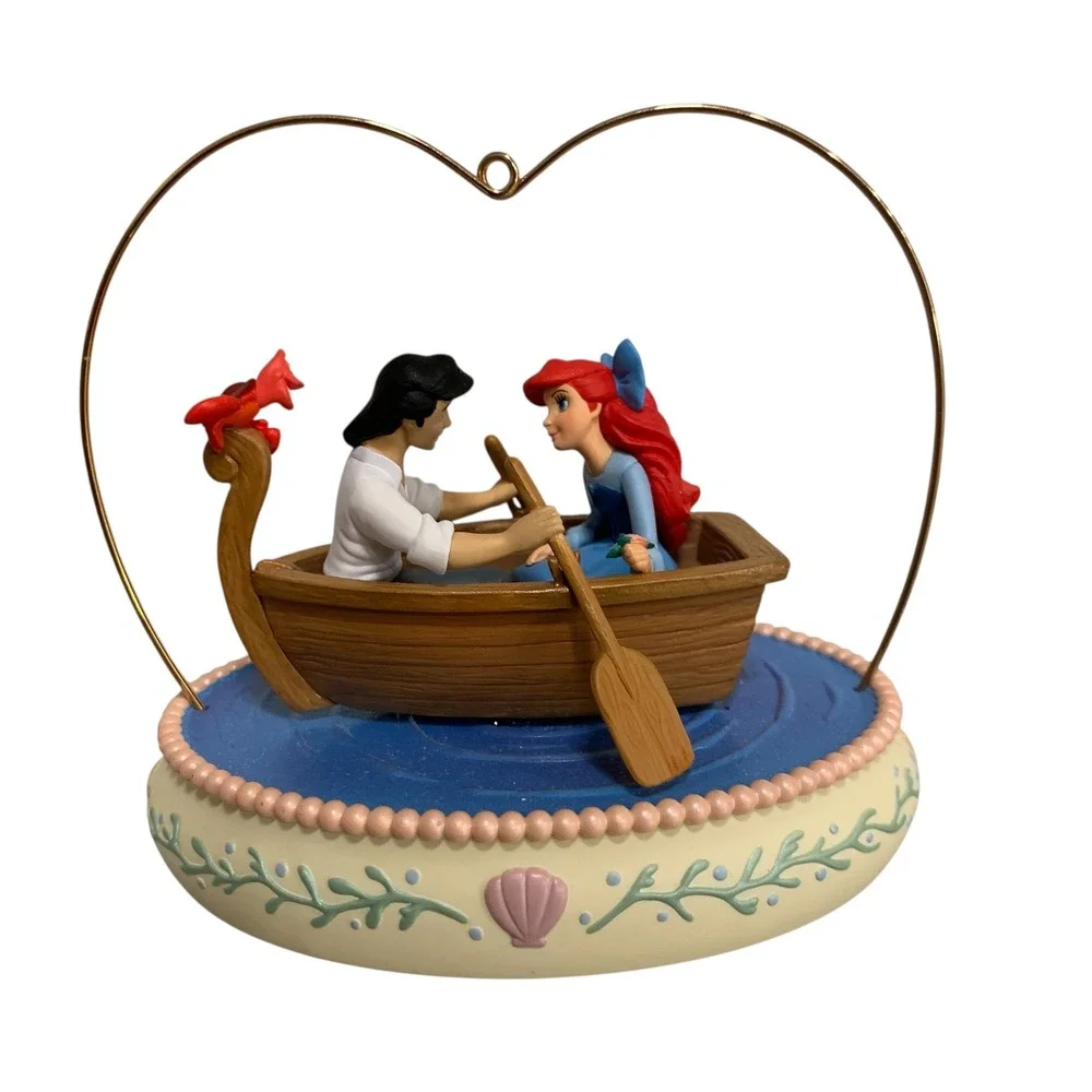Rare 2007 Hallmark Disney Little Mermaid Kiss the Girl Magic Ornament Box